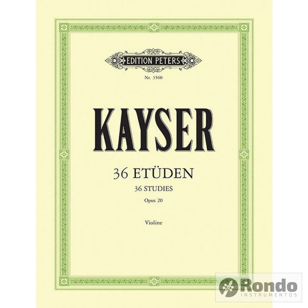 Kayser 36 Estudios Para Violin Partitura